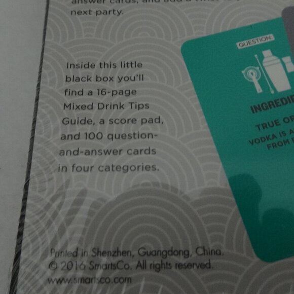 Mixed Drink Smarts + Beer Smarts Games Trivia Question & Answer Cards Recipes - Picture 7 of 11